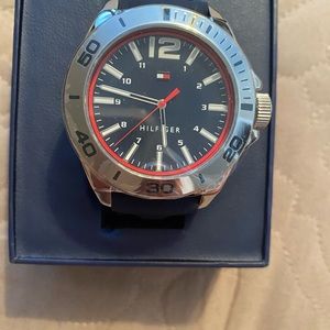 Mens watch. Tommy Hilfiger. Navy blue. Never used. Still in box